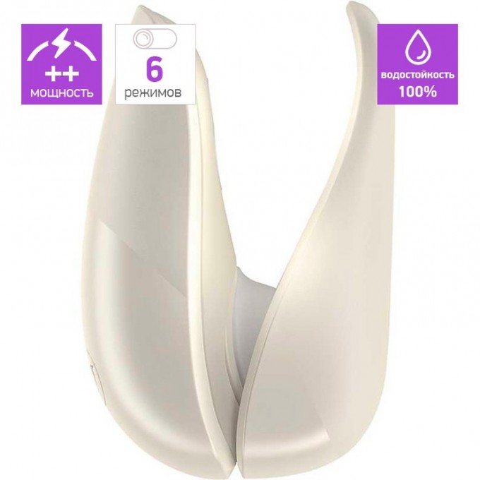 Бесконтактный клиторальный стимулятор WOMANIZER LIBERTY жемчужный WZ11JFNA00