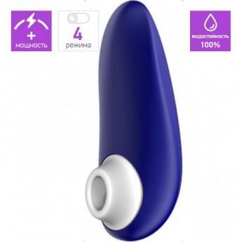 Бесконтактный клиторальный стимулятор WOMANIZER STARLET 2 синий