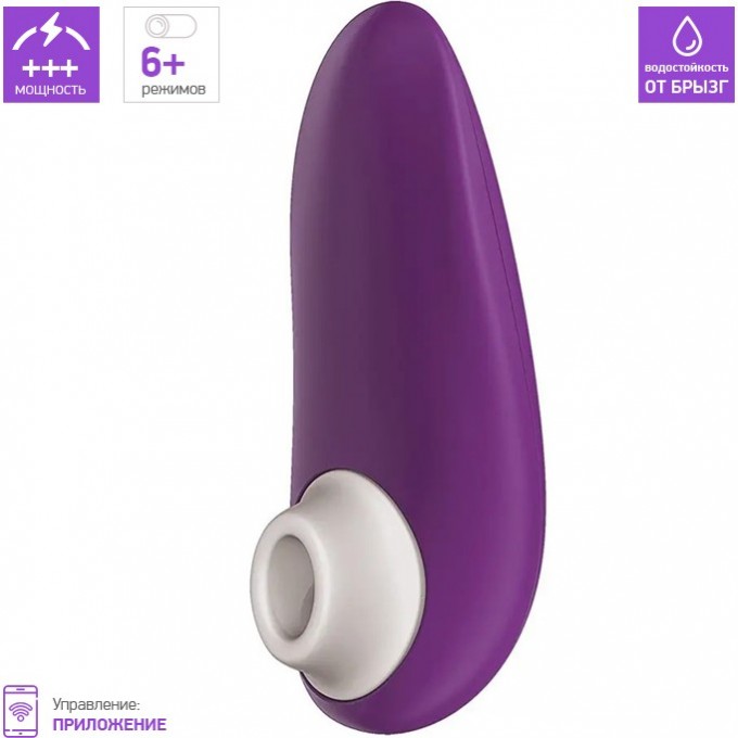Бесконтактный клиторальный стимулятор WOMANIZER STARLET 3 фиолетовый WZ231SG4