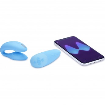 Вибратор WOMANIZER WE-VIBE CHORUS для пар, голубой